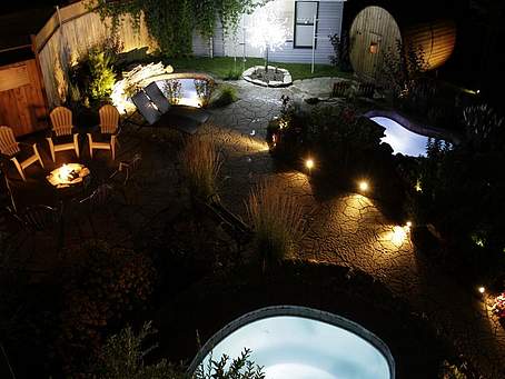 Auberge Aux Quatre Matins - Spa extérieur