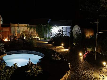 Auberge Aux Quatre Matins - Spa extérieur
