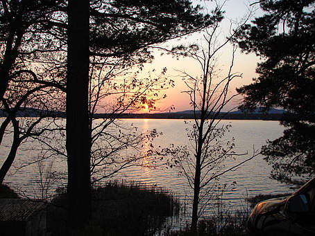 Hôtel Lac-Brome - Vue du lac été