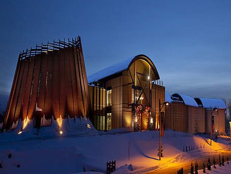 Hôtel-Musée Premières Nations - Extérieur hiver