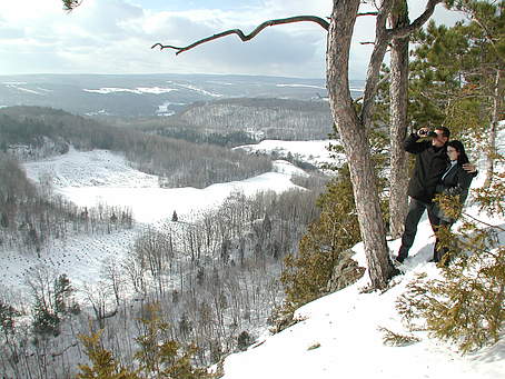 Auberge de la Montagne Coupée - Hiver